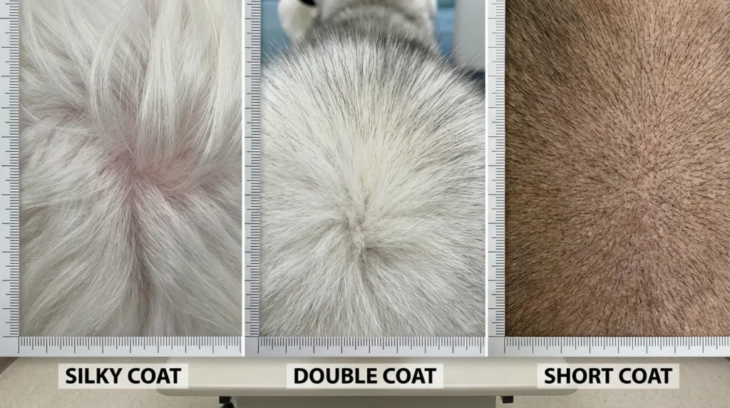 Porownanie siersci psow