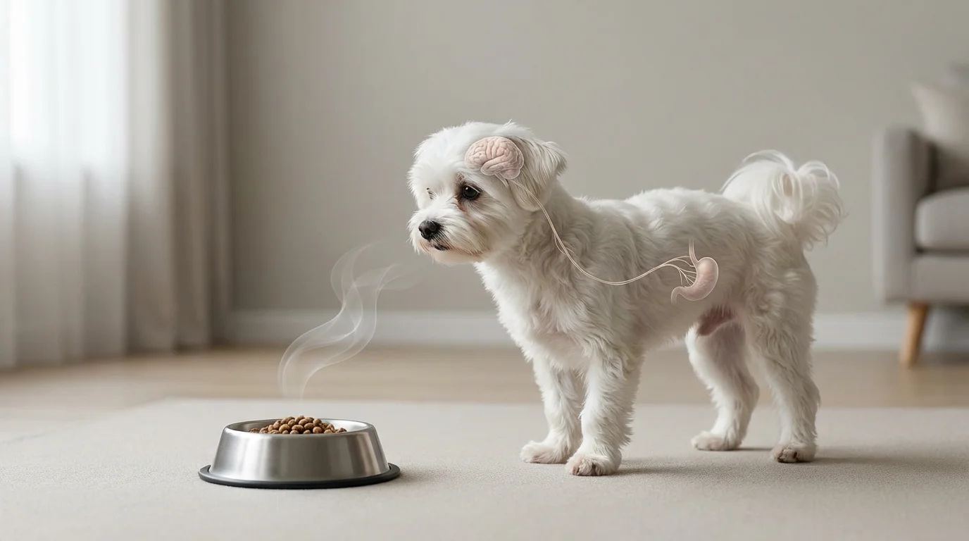 Zapach jedzenia dla psa